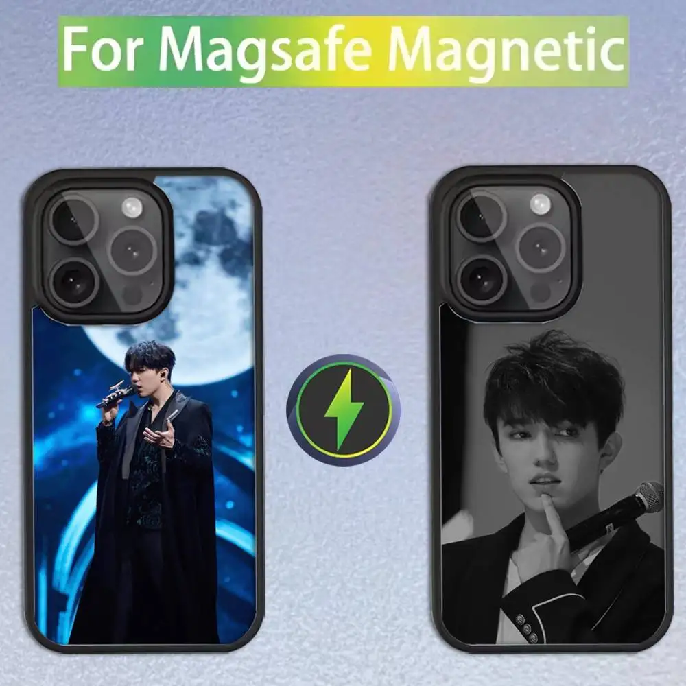 

D-Dimash Kudaibergen Singer For iPhone 11,12,13,14,15,16,17,Pro,Max,Plus,Mini,SE4,E Phone Case Magnetic For Magsafe Wireless