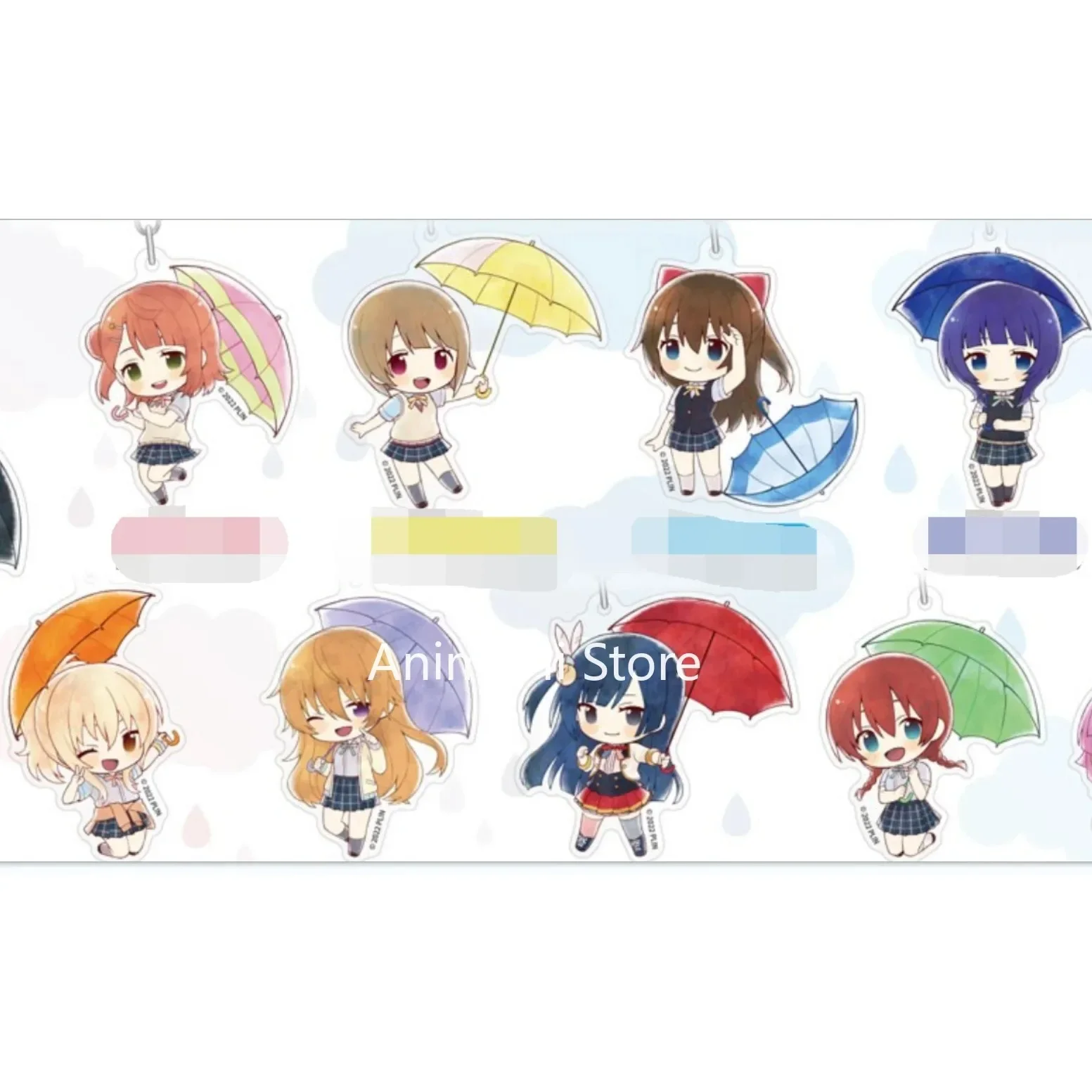 

Anime Nakasu Kasumi Miyashita Ai Konoe Kanata Zhong Lanzhu Keychain Doll Uehara Ayumu Acrylic Keyring Bag Pendant for Gift