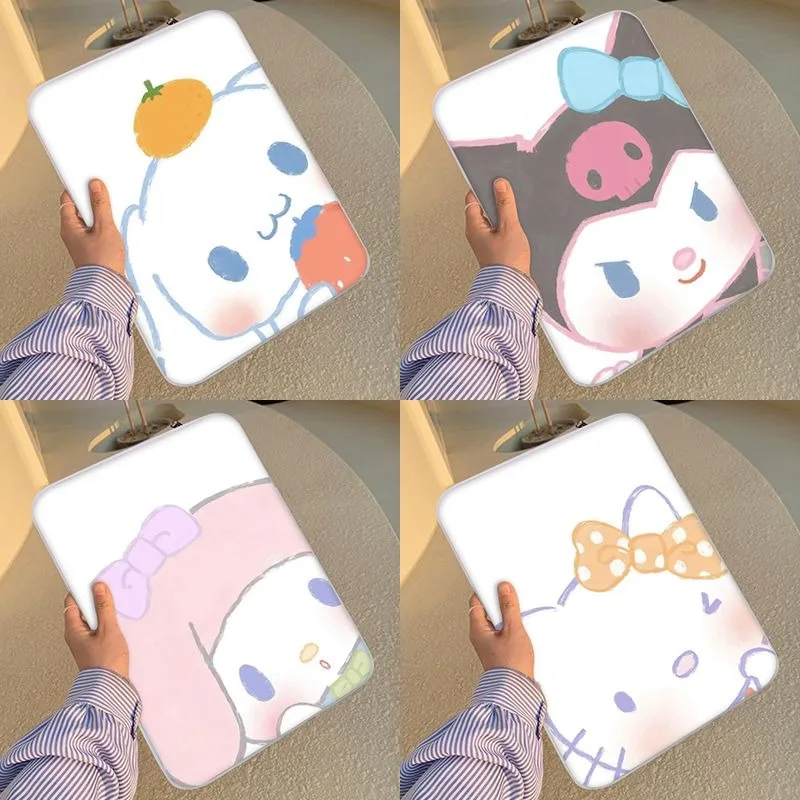 

Sanrio Hello Kitty Cinnamoroll Cute Tablet Inner Bag For 10 11 12 13 14 15 Inch For Macbook Pro 11 12.9 Computer Notebook Pouch