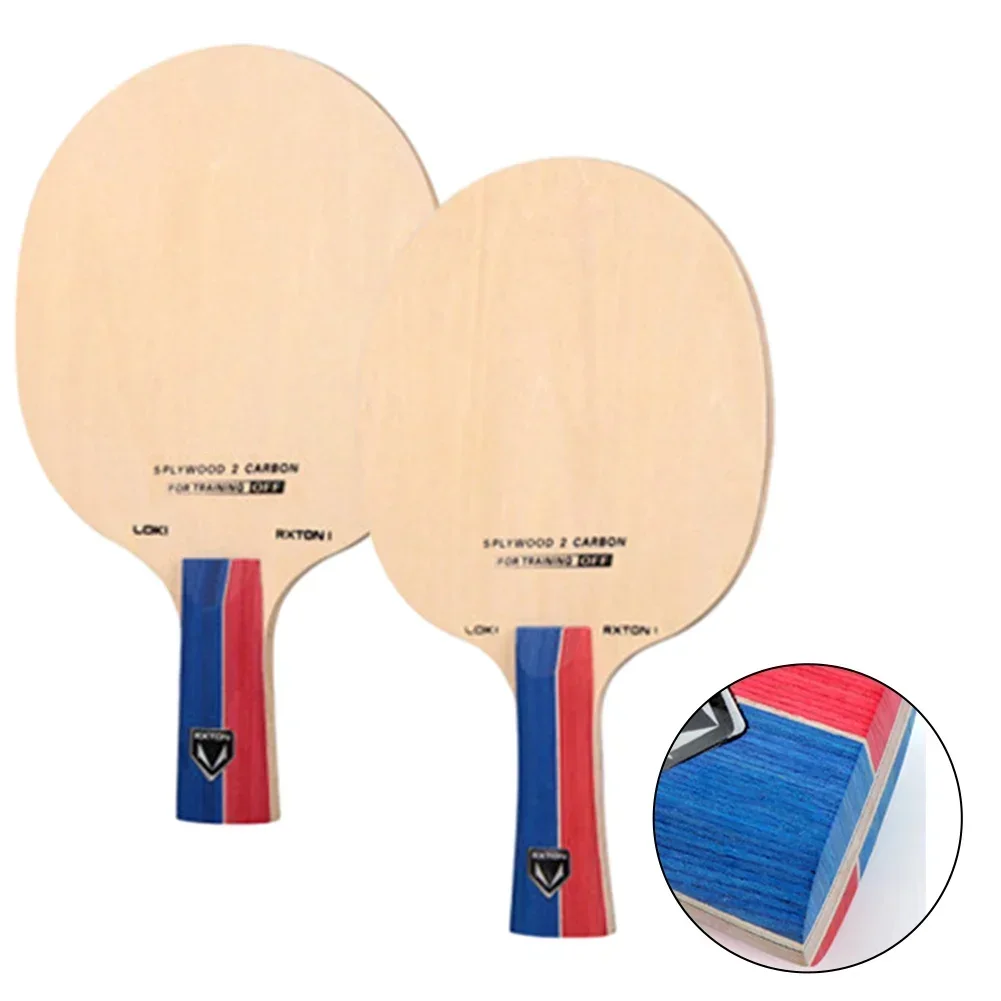 Table Tennis Racket Bottom Plate 5 Ply Wood Long/short Handle Pong Blade Paddle Table Tennis Rackets Racquet Accessories