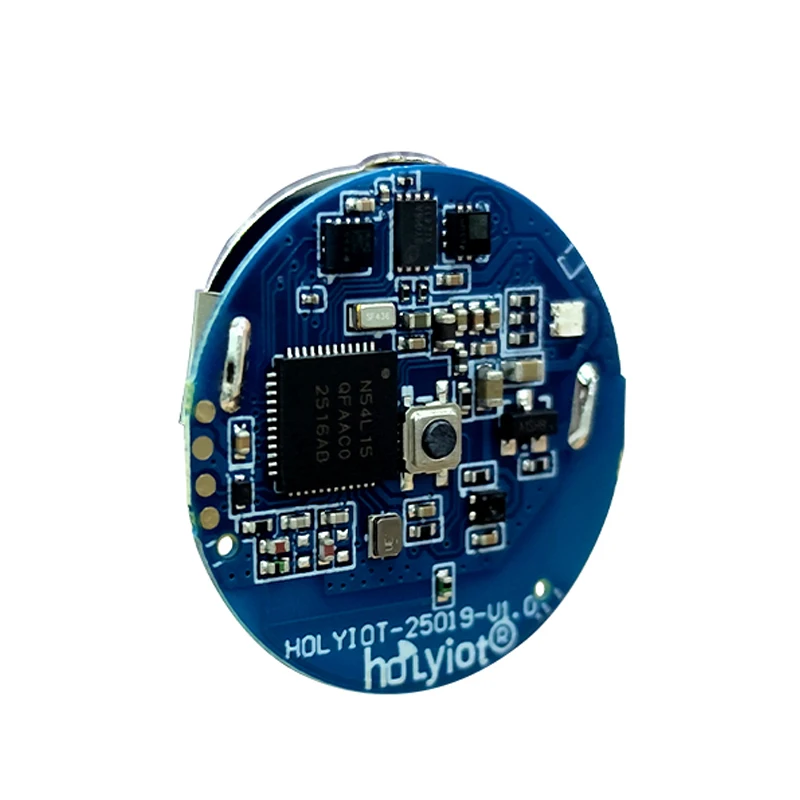

Holyiot nRF54L15 Bluetooth 6.0 Модуль маяка с низким энергопотреблением и датчиком LIS2DH12 SHT40 LPS22HB для хранения данных iBeaocn Eddystone
