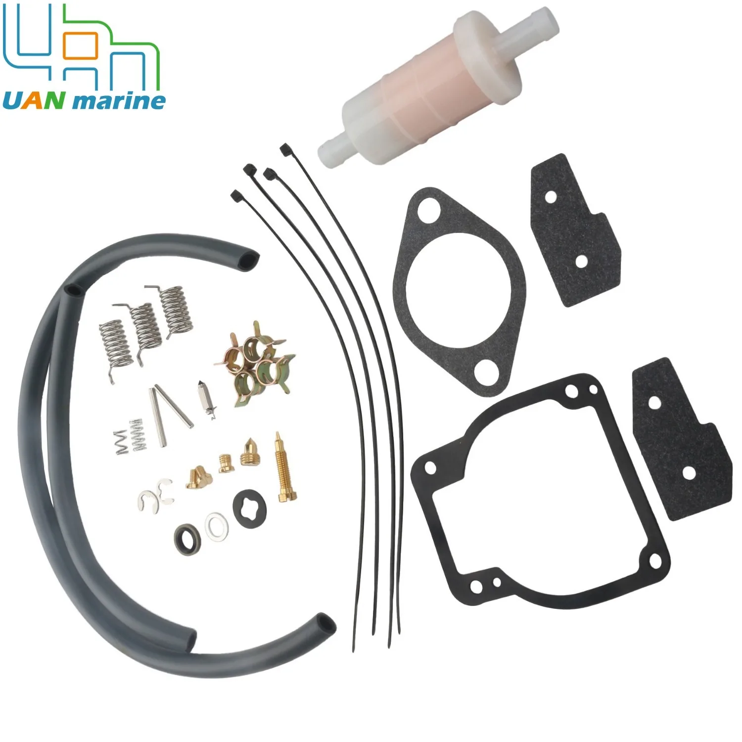 1395-811222 823635 8236351 8236352 para Mercúrio 30 40 50 55 60 80 90 100 115 125 HP Kit de reparo de carburador de popa 18-7750