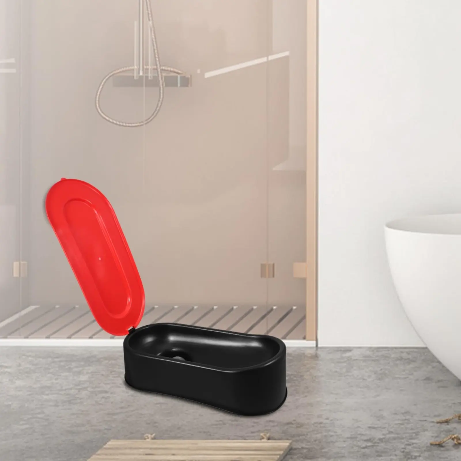 Construction Site Toilet Long-Lasting Plastic Squat Toilet Temporary Squat Pan Portable Sanitation Product Sturdy Material