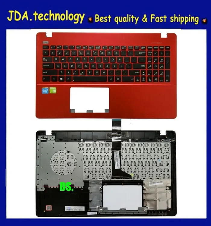 

New/Orig Palmrest top case for Asus X550 K550V X550C X552E A550L Y581C F550J R510J US keyboard Upper Cover,Red