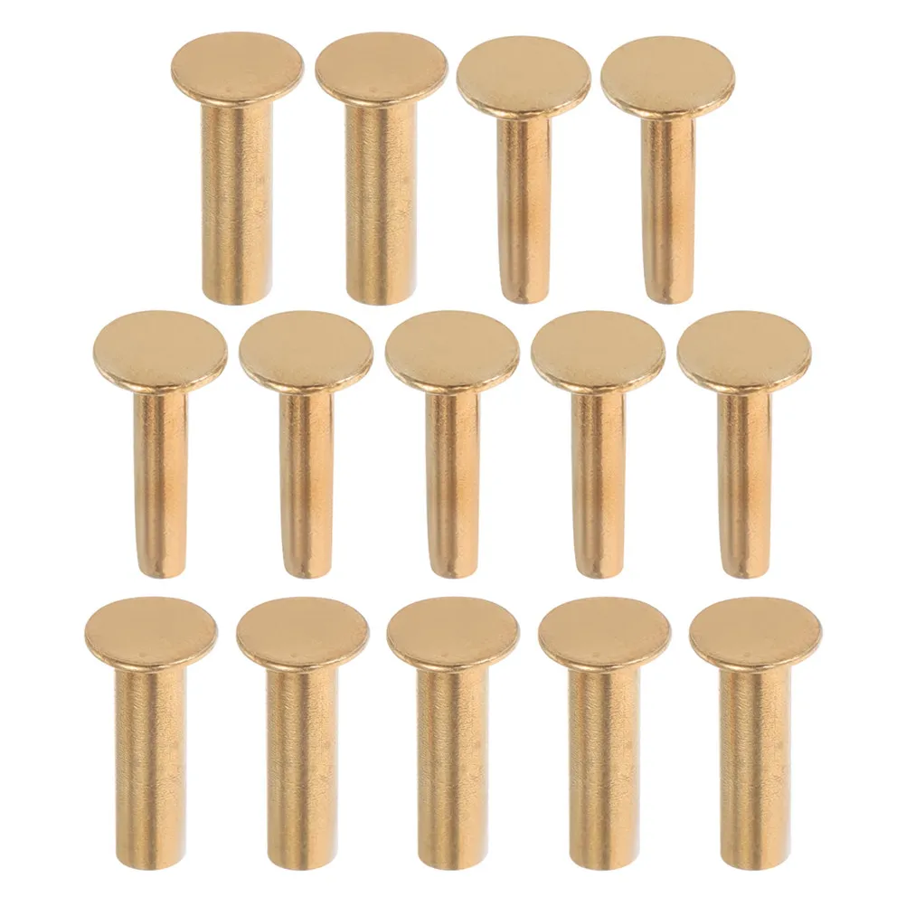 7Pairs Kitchen Knives Handle Replacement Rivets Chef Knives Cutter Wooden Grip Screw Fastener DIY Knife Handle Repair Hardware