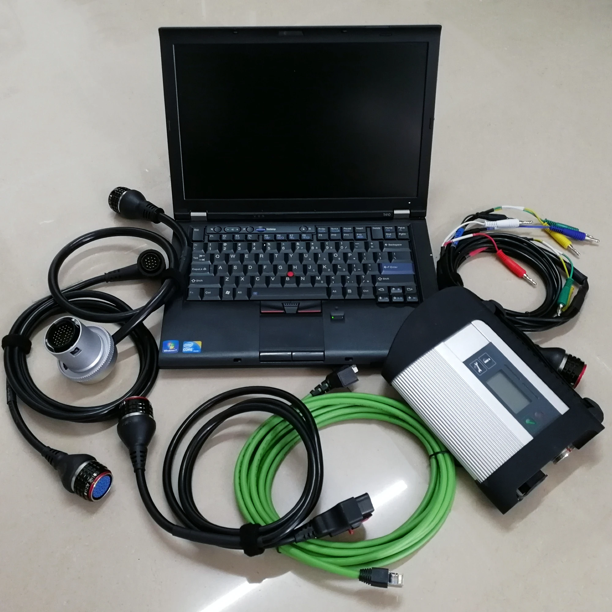 MB Star C4 SD C4 Software 2023.09 HHTwin Multiplexer 480GB SSD Laptop T410 8G I7 WiFi Connect Auto Diagnose Tool Car Repair Scan