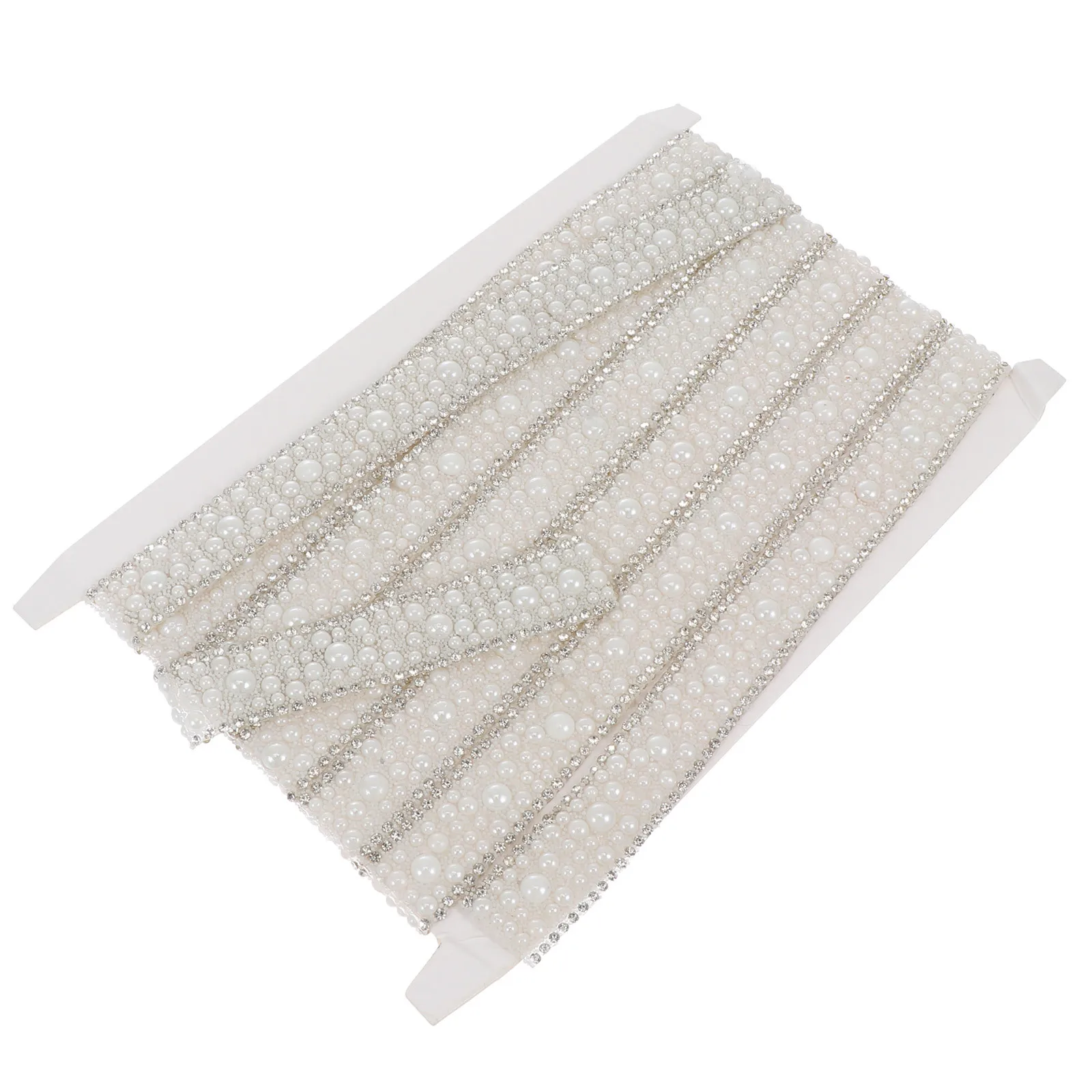 1 لفة الراتنج اللؤلؤ الشريط ذاتية اللصق DIY بها بنفسك اللؤلؤ حزام تألق الشريط للحرف اليدوية صنع الملابس والاكسسوارات #6