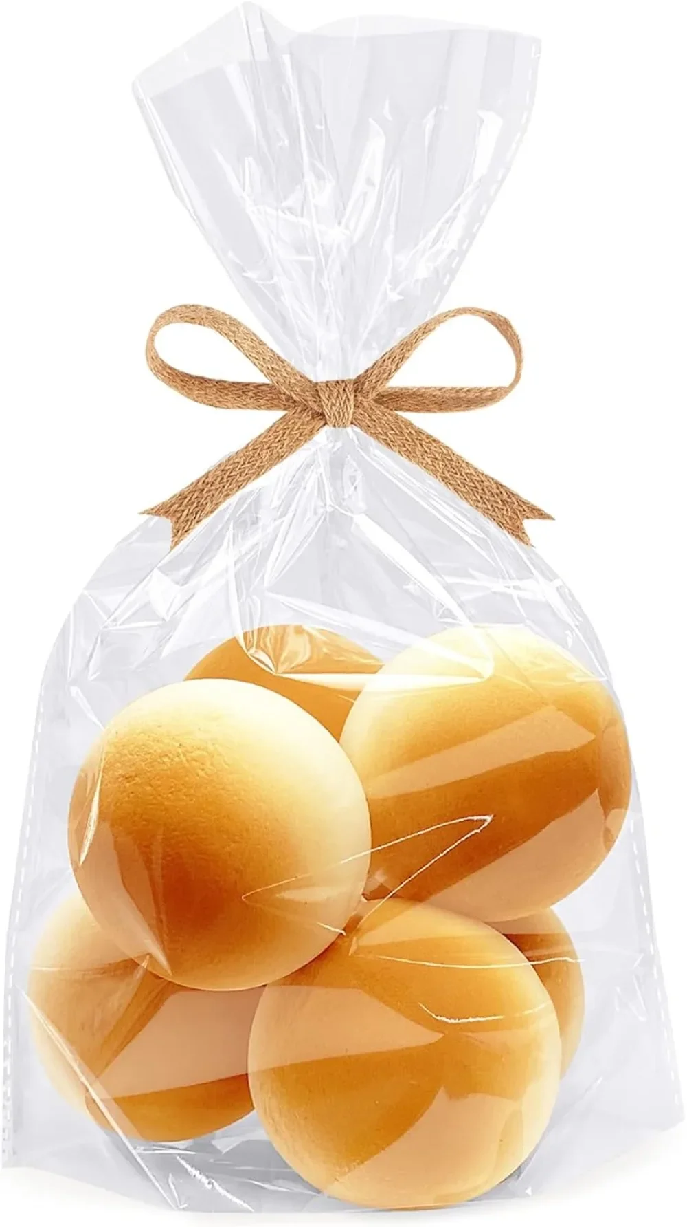 

100 шт. 8x3x12 дюймов прозрачные пакеты для виолончели с плоским дном и закручивающимися завязками, идеально подходят для печенья, конфет (без боковой ластовицы)