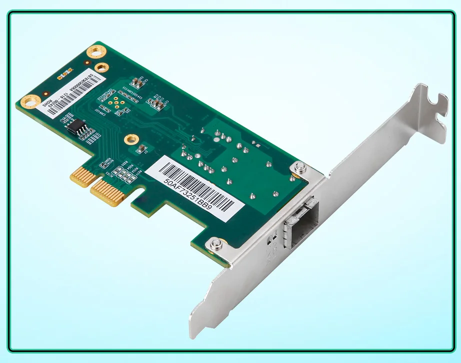 

Порт SFP Гигабитная оптоволоконная сетевая карта Однопортовая PICe1x 10/100/1000 Мбит/с с Intel I210 PCI-E NIC PXE