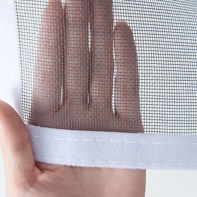 Self-adhesive mosquito net for window tulle summer window screen customizable mosquito curtain window mesh invisible mosquitera