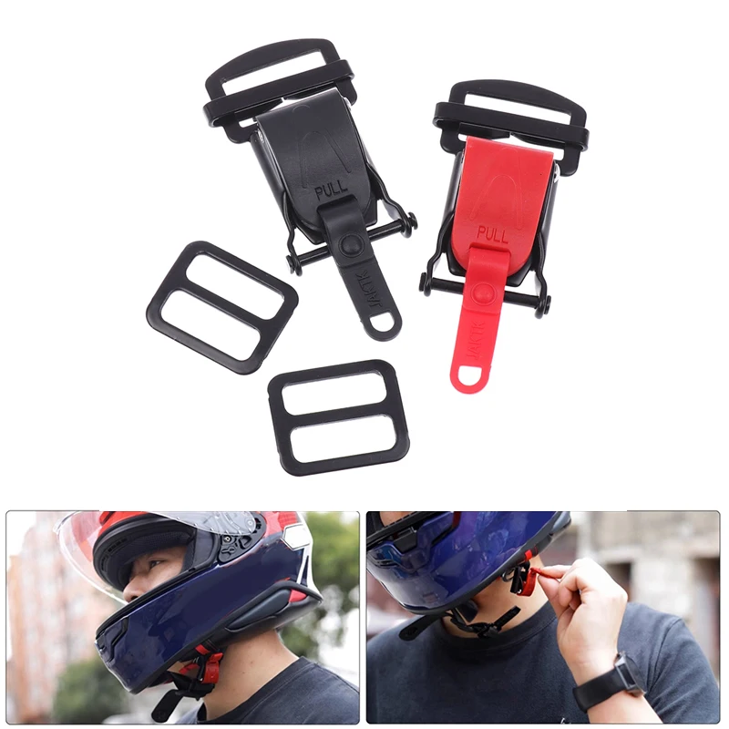 

Safety Helmet Buckle Lock Quick Release For Racing Car Motorbike Bike Helmet Helmet Strap Clip Fast Buckles
