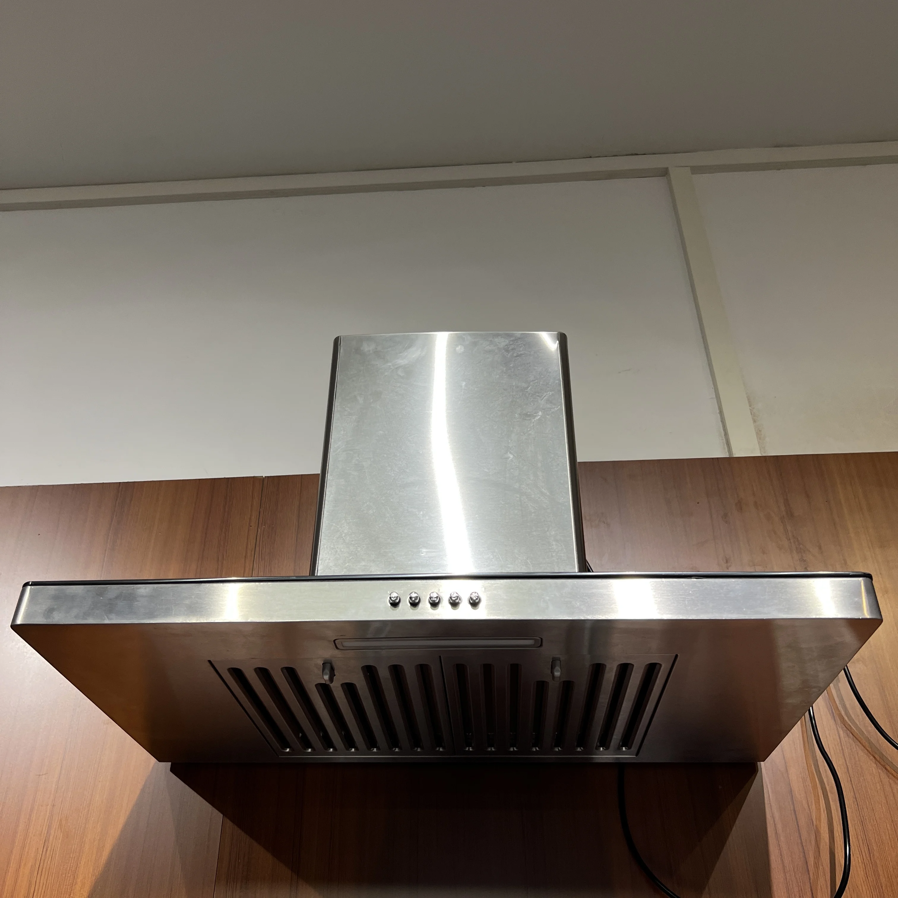 New Design Wall Mounted Smart Range Hoods European Stainless Steel Auto Clean Range Cooker Hood