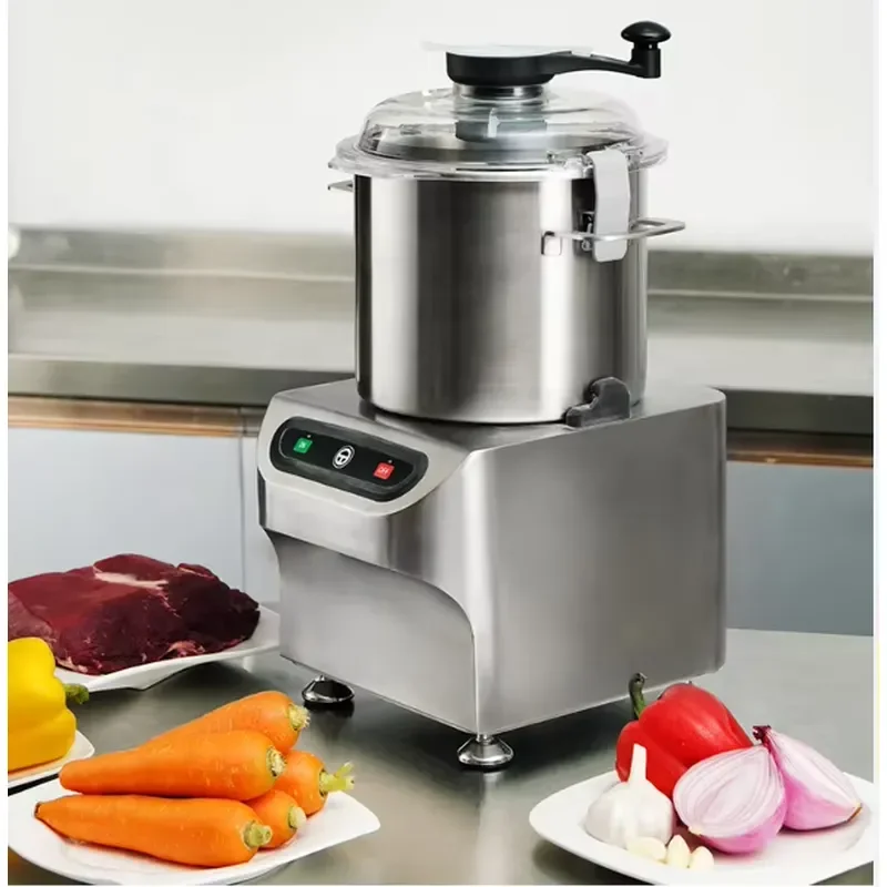 2026 Grace Kitchen Electric Meat and Vegetable Cutter Automatic Food Broken Mixing Machine with 220V Motor Core Component