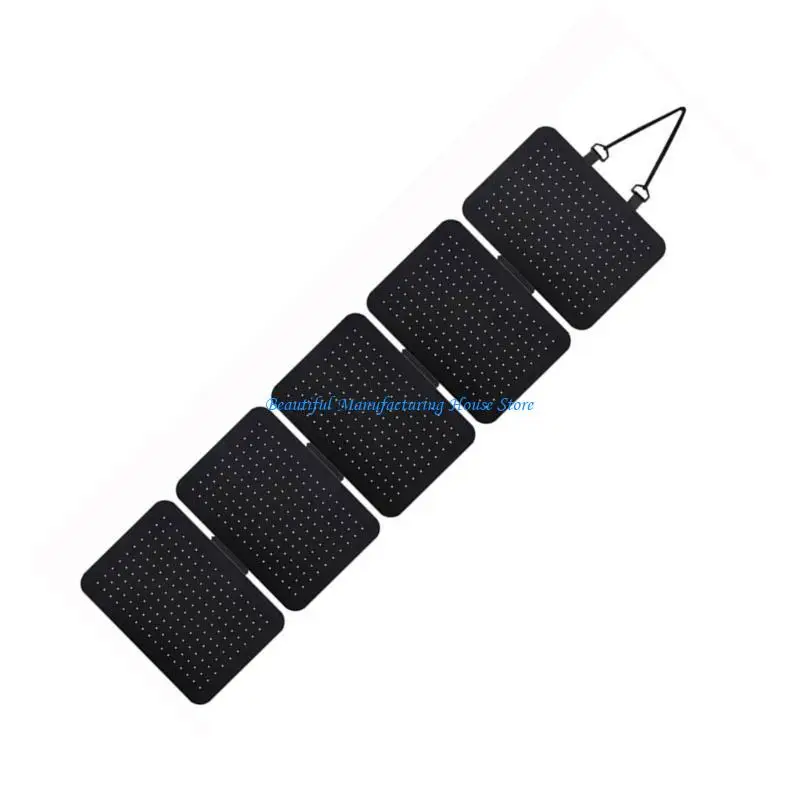 

E56A Versatile Felt Jewelry Holder Earring and Necklace Storage Bag for Home and Travel Use Multilayer Accessories