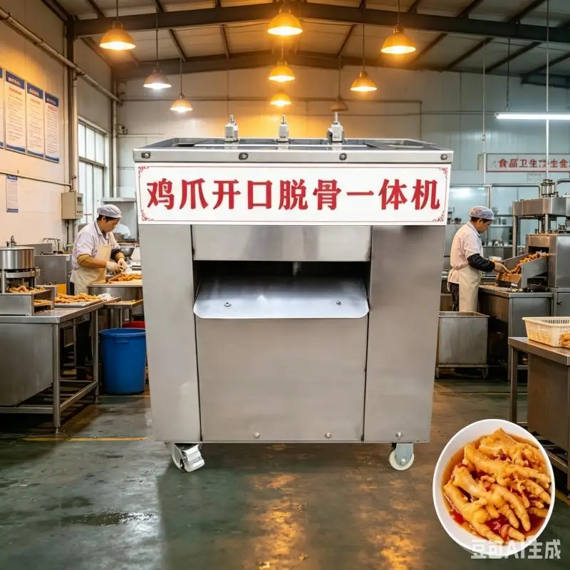 Chicken Leg Deboning Machine Chicken Claw Bone Remover Automatic Poultry Processing Machine Food Factory Commercial Use