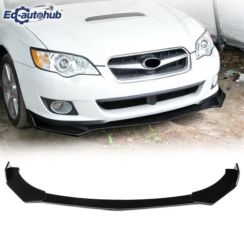 Gloss Black Front Bumper Lip Splitter Spoiler for 2005-2007 Subaru Legacy GT Automobile Exterior Modification Part