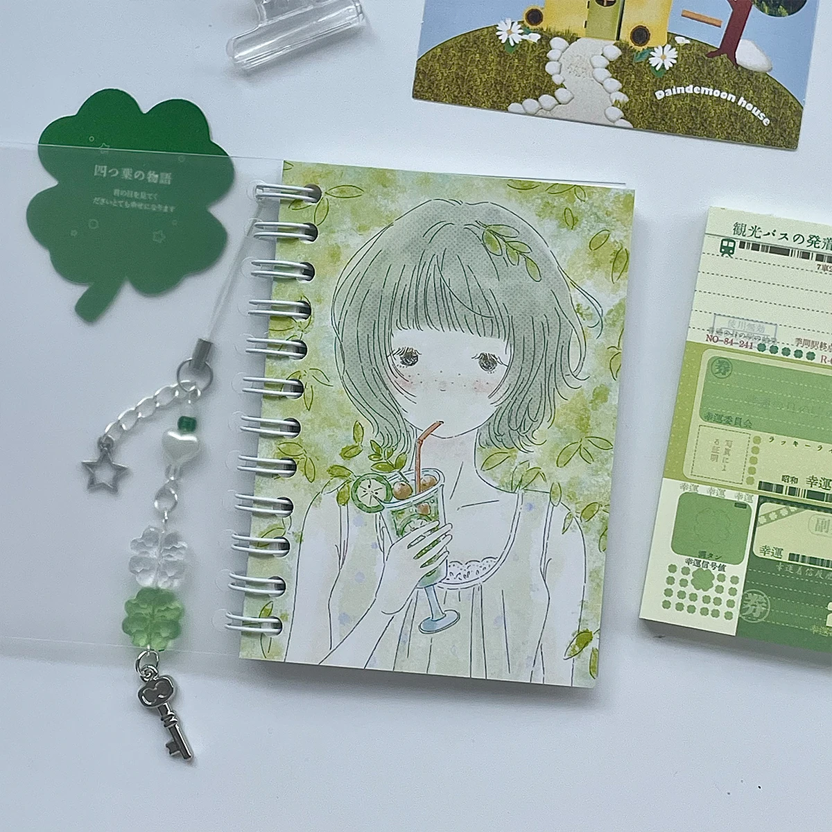 Sommer Neue M5 Release Papier Notebook Salz Stil Mini Mädchen Aufkleber Doppelseitige Nette Scrapbook Journal Dekor