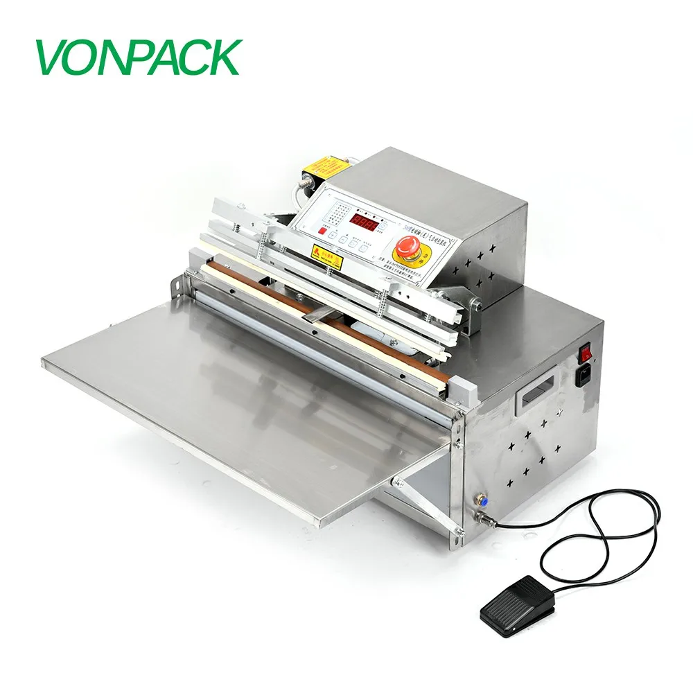 500ES آلة ختم الطعام عالية الكفاءة آلة تعبئة الفراغ الخارجية مع إدراج غاز النيتروجين #4