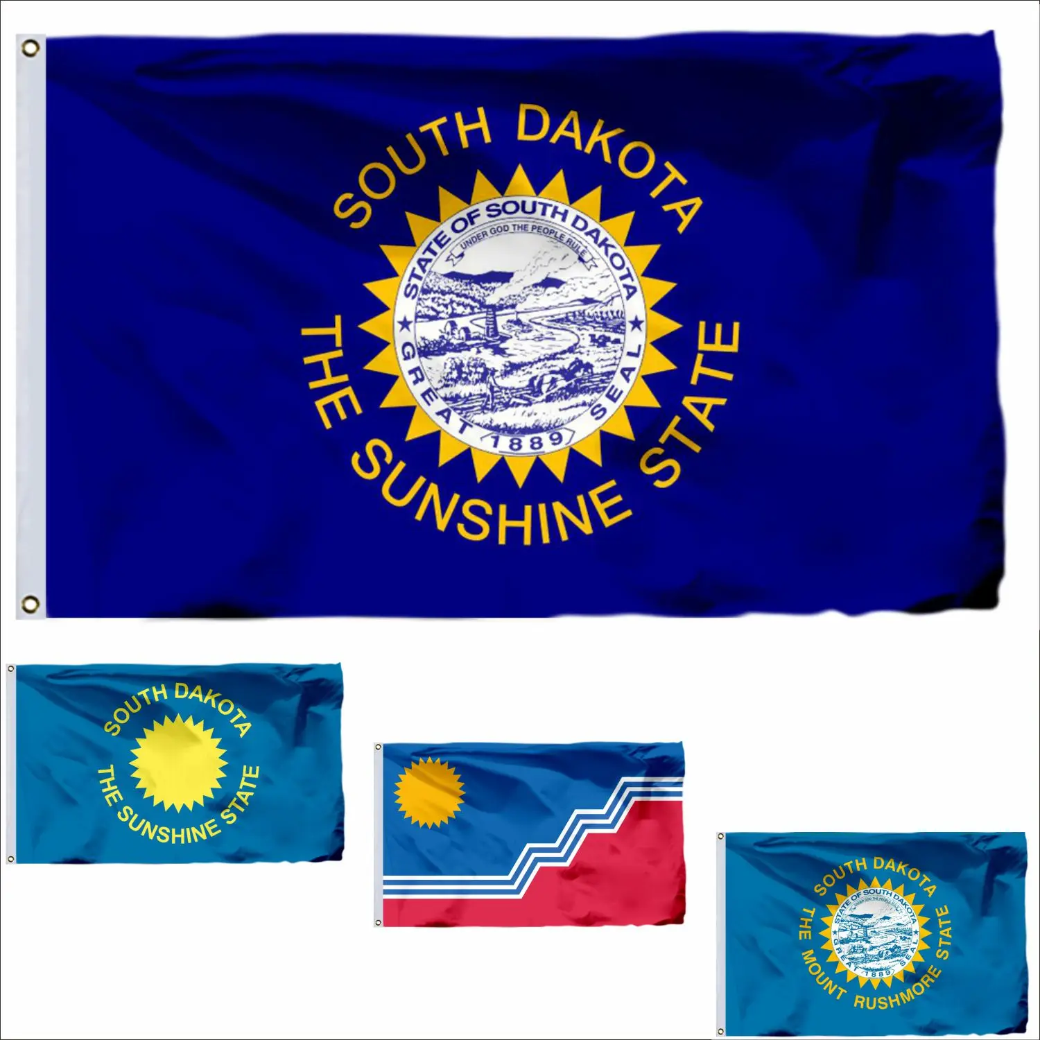 USA Sioux Falls South Dakota Flag 90x150cm Midway 3x5ft US Guanica American United States Flags and Virgin Islands Banners