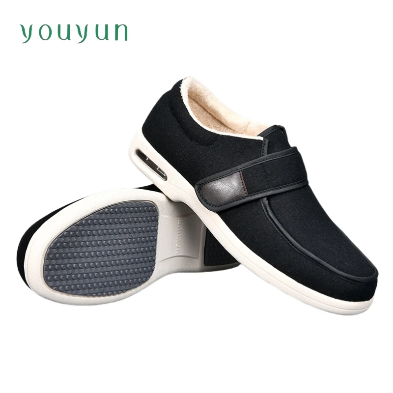 Recommend winter cashmere casual sports shoes walking shoes for the elderly wear-resistant and anti slip fashionable dad shoes