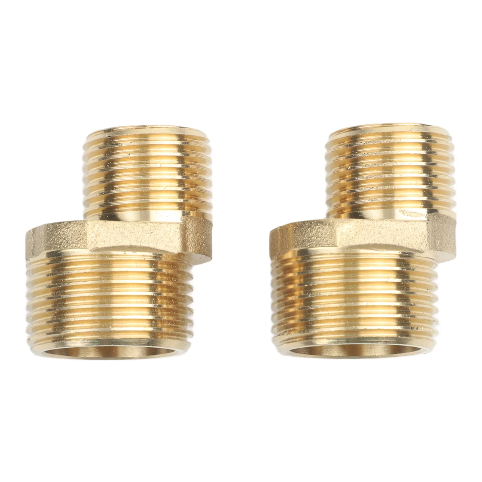 2PCS Brass Shower Curved Foot S-Connector G1/2 to G3/4 Fitting for Consistent Water Flow in Bathroom Renovations