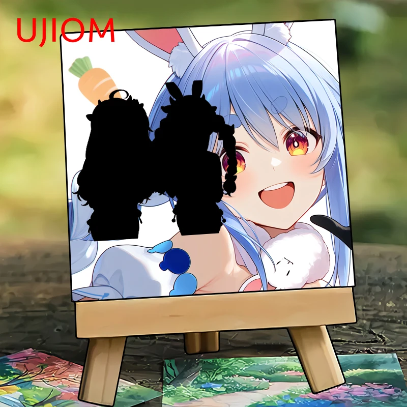 UJIOM Hololive Usada Pekora Bikini Girl Wall Sticker Artistic Tendy Scratch Proof Graphic Decal Attractive Living Home Decor