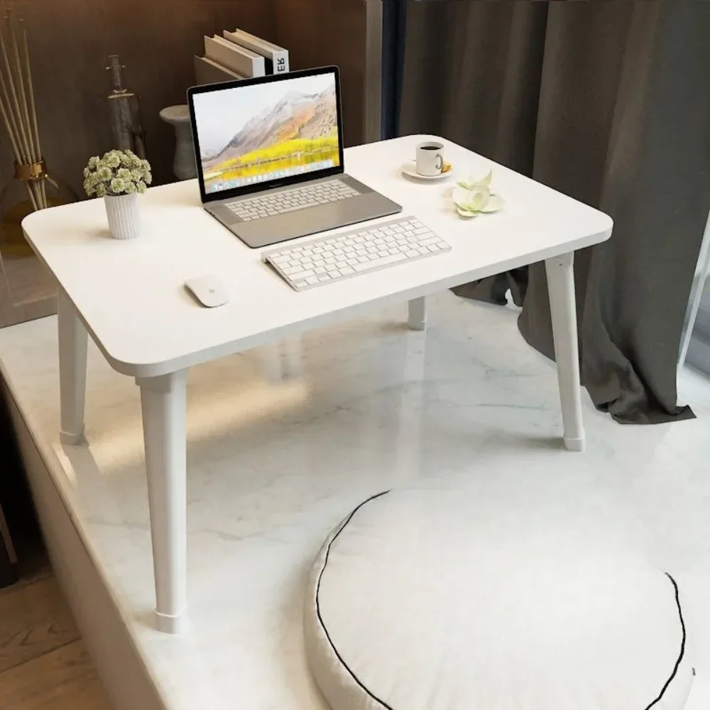 Folding Small Table  Bedroom Table Lap Desk Foldable Space Saving Computer Desk Portable Tablet Stand Ergonomic Laptop Table