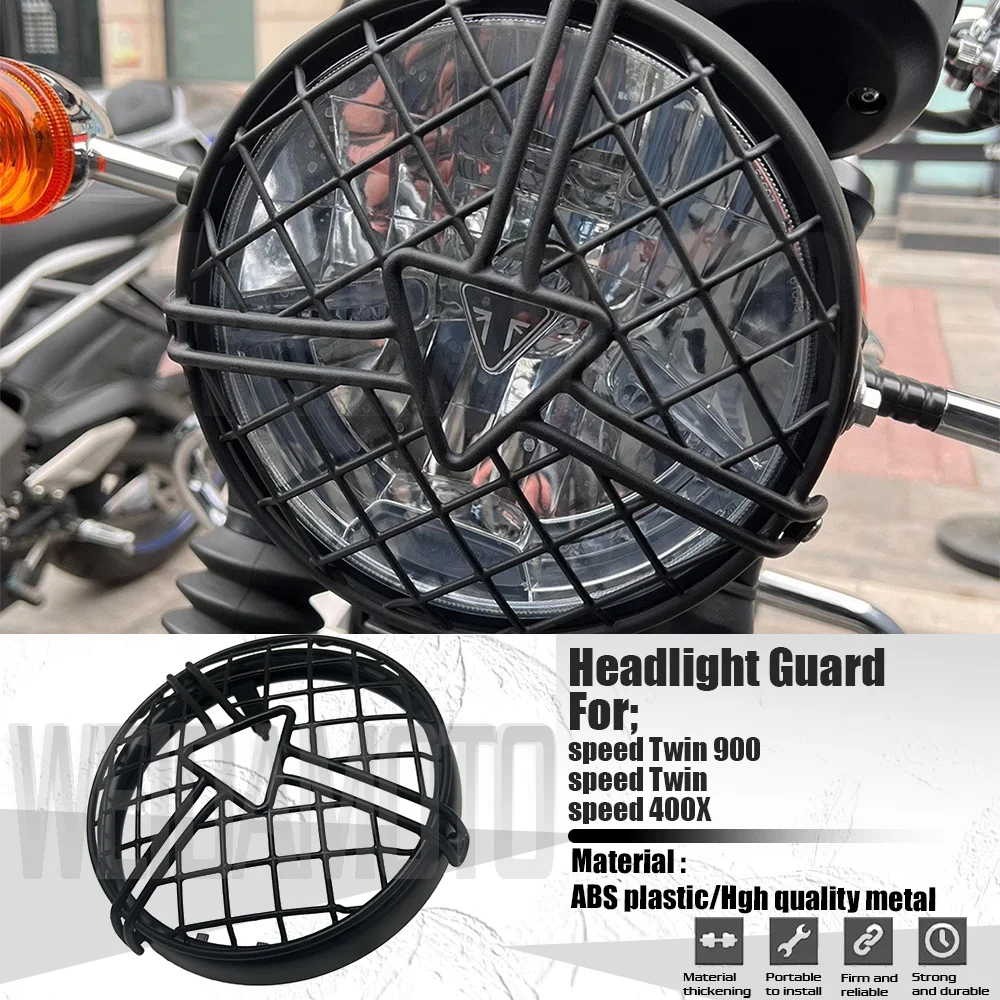 

Fit For Speed Twin 900 Speed 400 Motorcycle Headlight Protection Grill