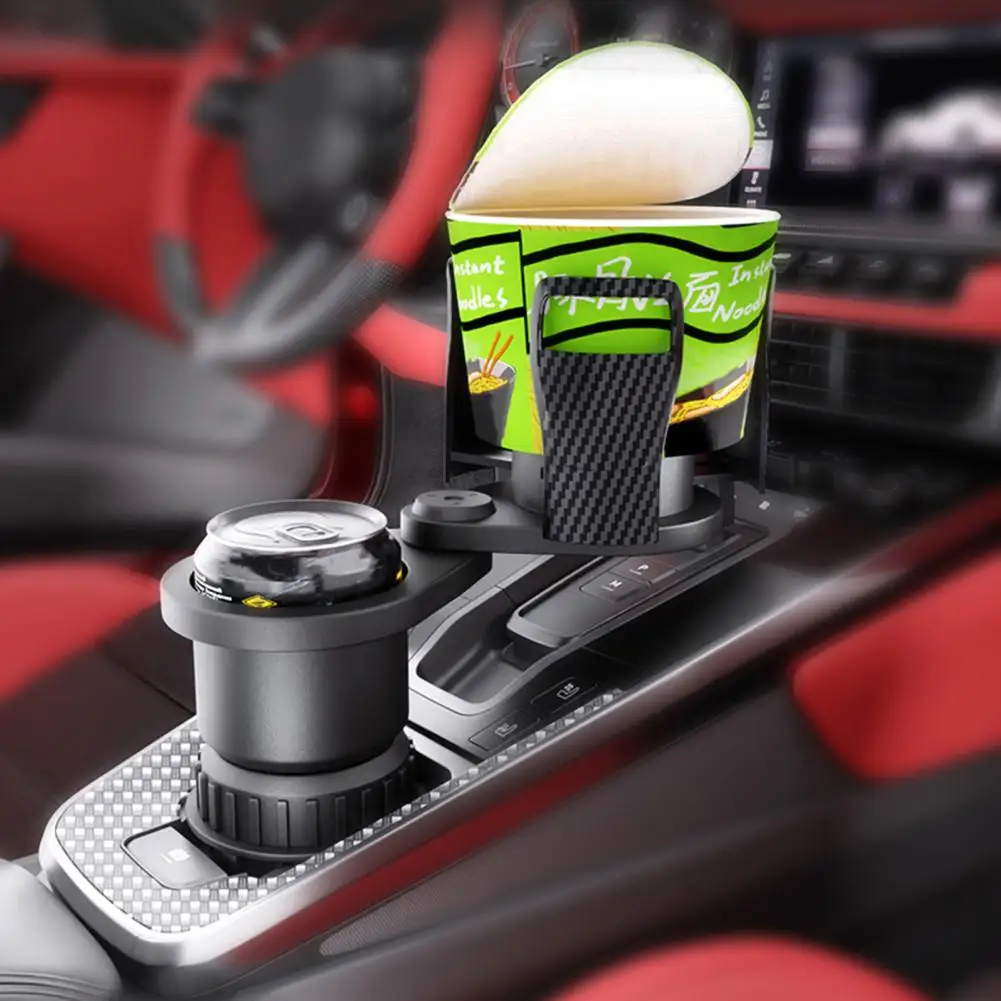 

Mobile Phone Holder Simple Non-slip Stable 2 in 1 Multifunctional Vehicle Mounted Water Cup Holder Car Accessory