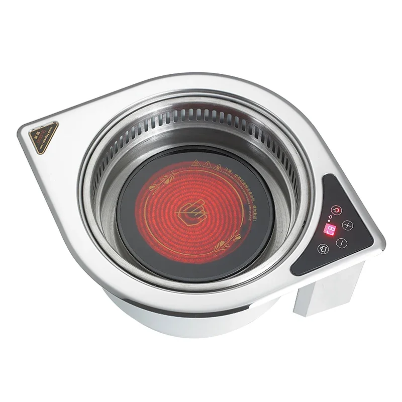 2000W  New design   stainless steel Radiant-cooker  touch control for hotel bbq electric grill