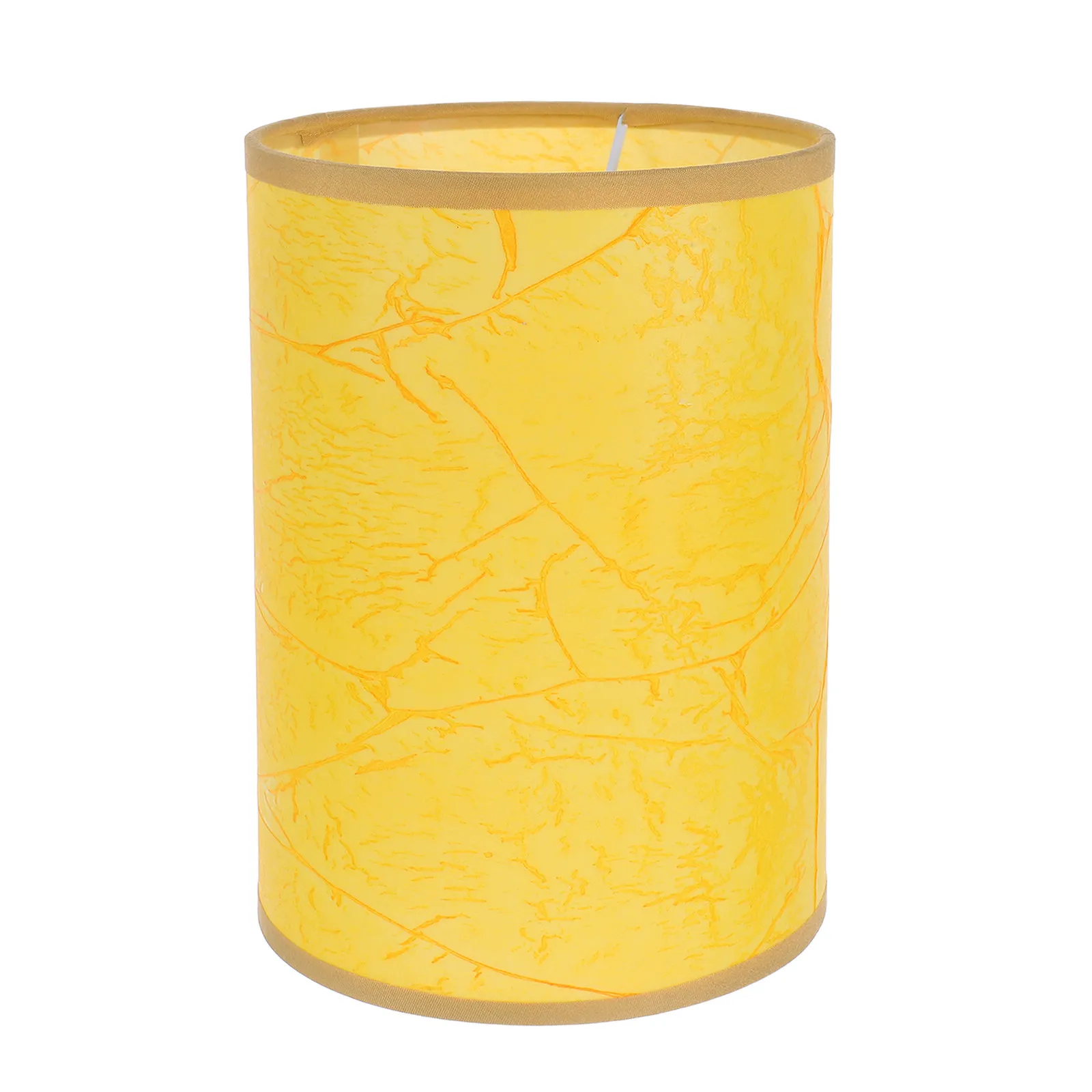 Small Cylindrical Lamp Shade E27 Lamp Holder Stylish Drum Lampshade for Bedside Nightstand Dresser Desk Living Room Office
