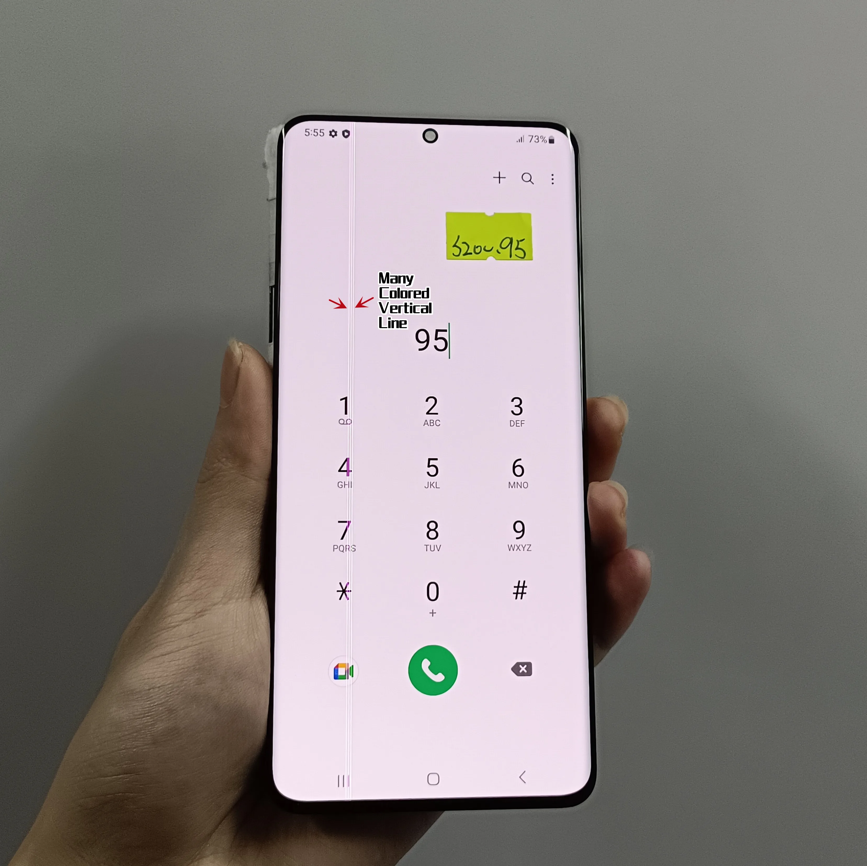 

100% Tested 6.9" Amoled Display Touch Screen For Samsung Galaxy S20 Ultra G988 G988f G988b/ds LCD Display With Defect Screen