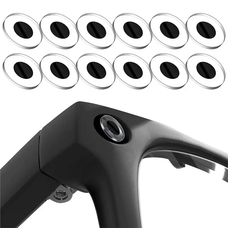 AB35-LED Light Cover For Meta Smart Glasses- 12-Pack Tempered Glass Replacement Parts