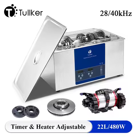 22L Ultrasonic Cleaner Bath Heated Carburetor Ultra Sonic Clean Motherboard Metal Parts Oil Rust Degreaser Motor Ultrasound Wash
