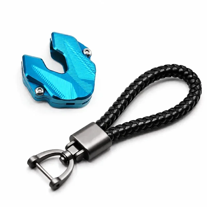 Aluminum Alloy Motorcycle Keychain Cover Combo for CFMOTO CF NK250 650NK 400NK 300NK 250SR Dustproof Ignition Lock Shell 3