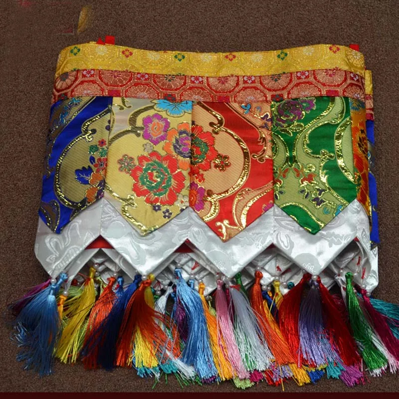 

300cm long Wholesale Buddhist supply Buddhism HOME Temple buddha hall Wall Deco Enclosing curtain Tapestry draperies WEI MAN