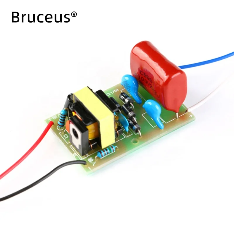 DC-3.7V to 1800V Booster Step-Up Arc Pulse DC Motor with High Voltage Capacitors 2000v  Module