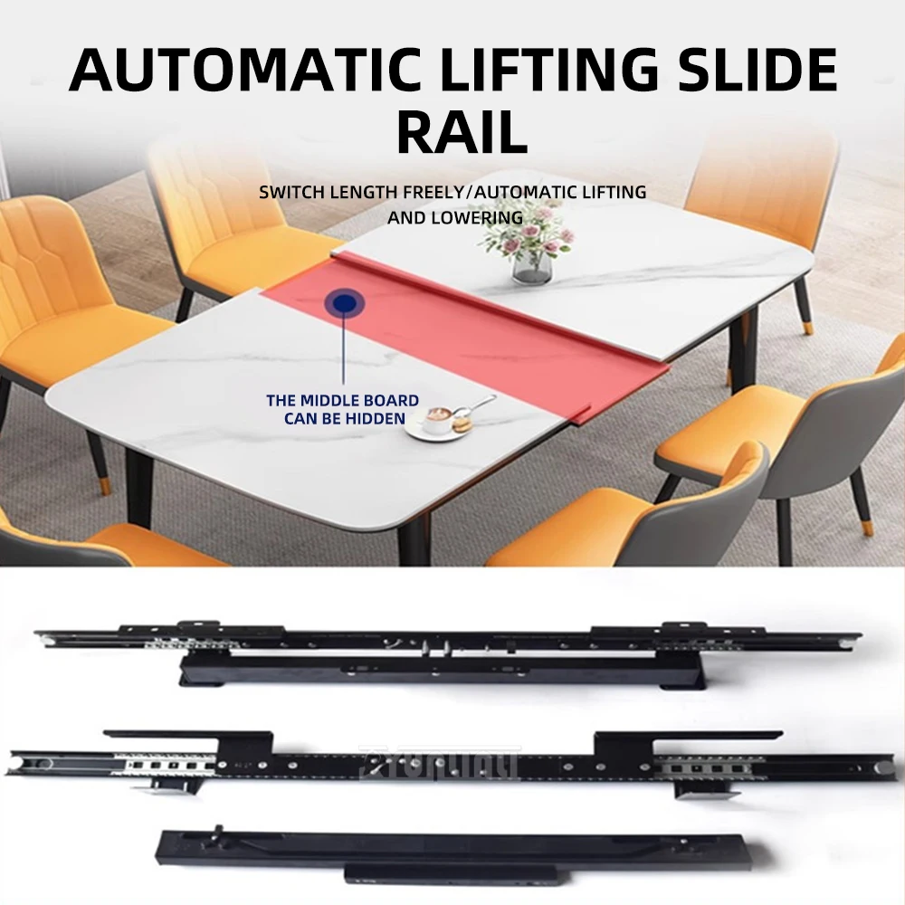 

Двунаправленный шарикоподшипниковый механизм скольжения, усиленный, для складных и раздвижных столов