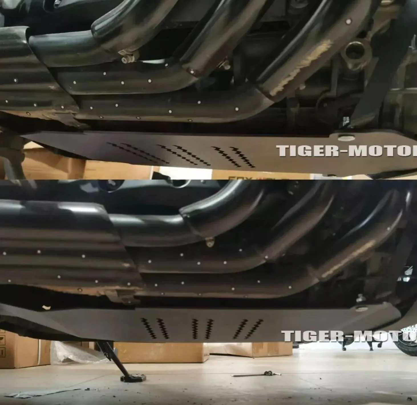 Misura Per HONDA Goldwing 1800 GL1800 2018-2024 2023 Nuova Moto NERA Carenature Inferiore Piastra Paramotore Protezione Del Motore