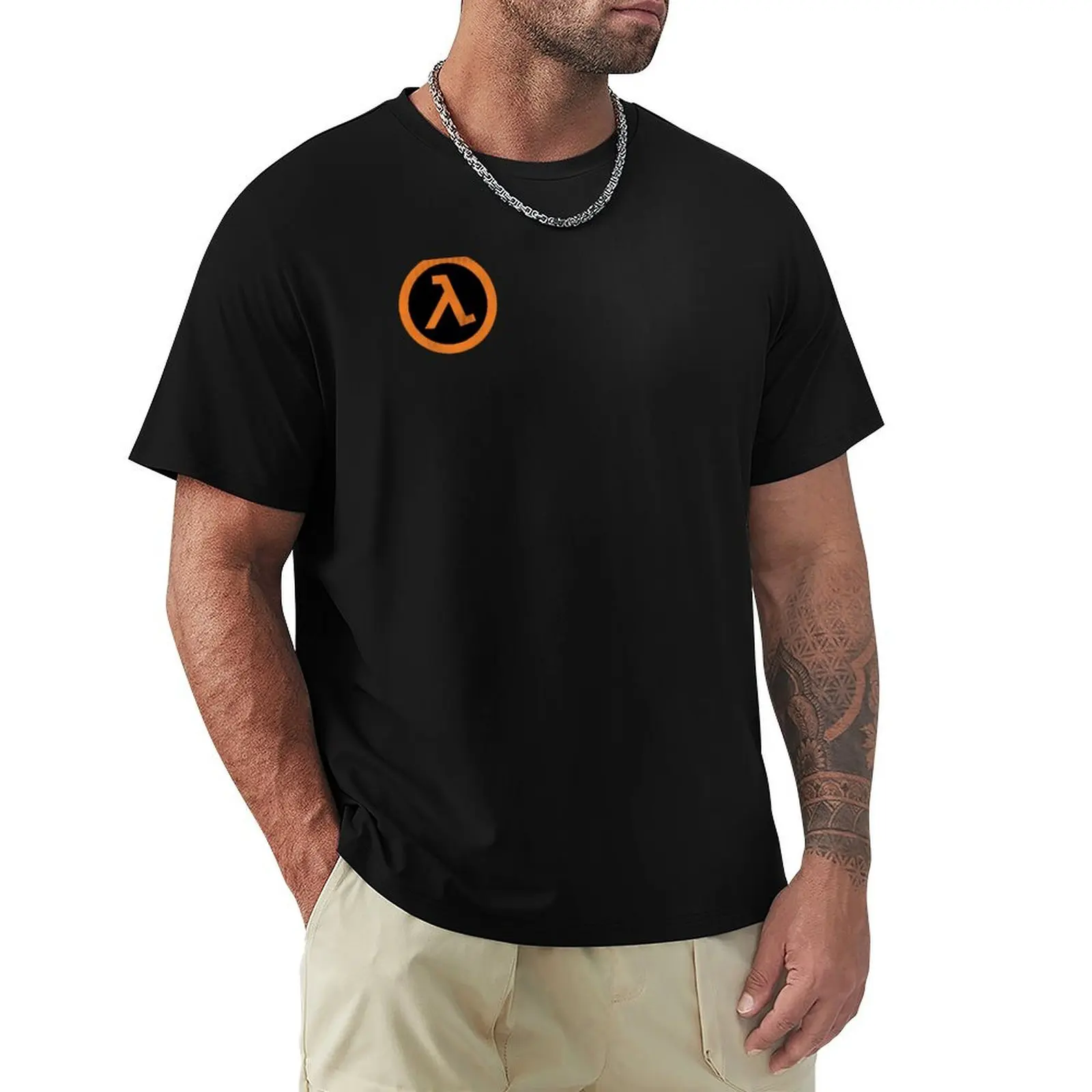 

Lambda Half-Life T-Shirt oversize t-shirts man summer top blanks mens t shirts pack