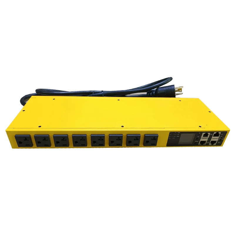 الرف الذكي مقياس L5-20P الأمريكي - PDU المثبت، SSH Snmp، TCP. اختبار والتحكم في Telnet 485modbus
