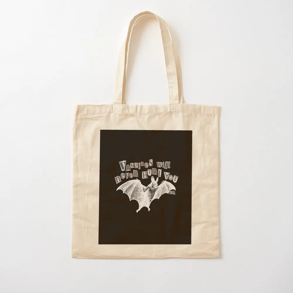 vampires will never hurt you Tote Bag tote bag women shopping cart bags bags woman 2026