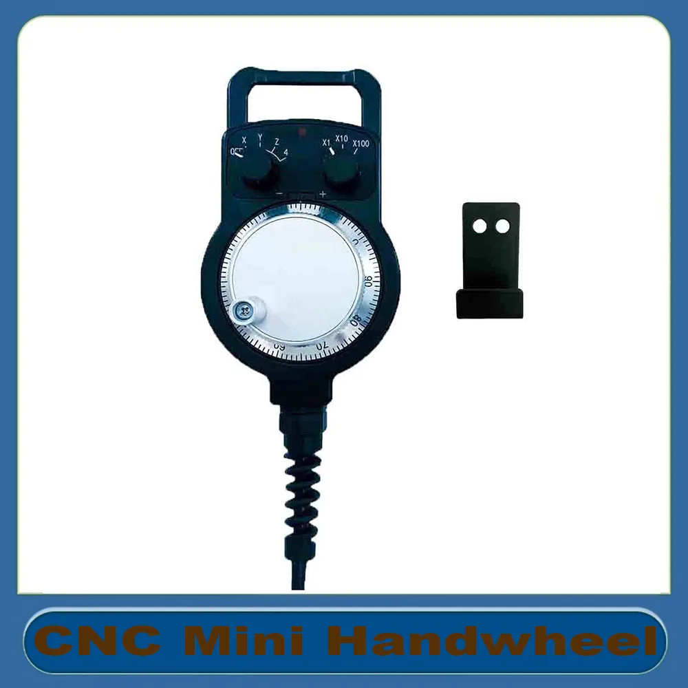 

CNC Mini Handwheel Manual Pulse Generator GSK CNC Handwheel 5v A A-B B Signal Digital Pulse Suspension Controller MPG