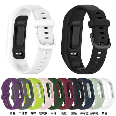 strap For Garmin Smart 5 Sillicone wristband For Garmin Vivosmart 5 Activity Fitness Tracker Smartwatch smart5 Replacement band