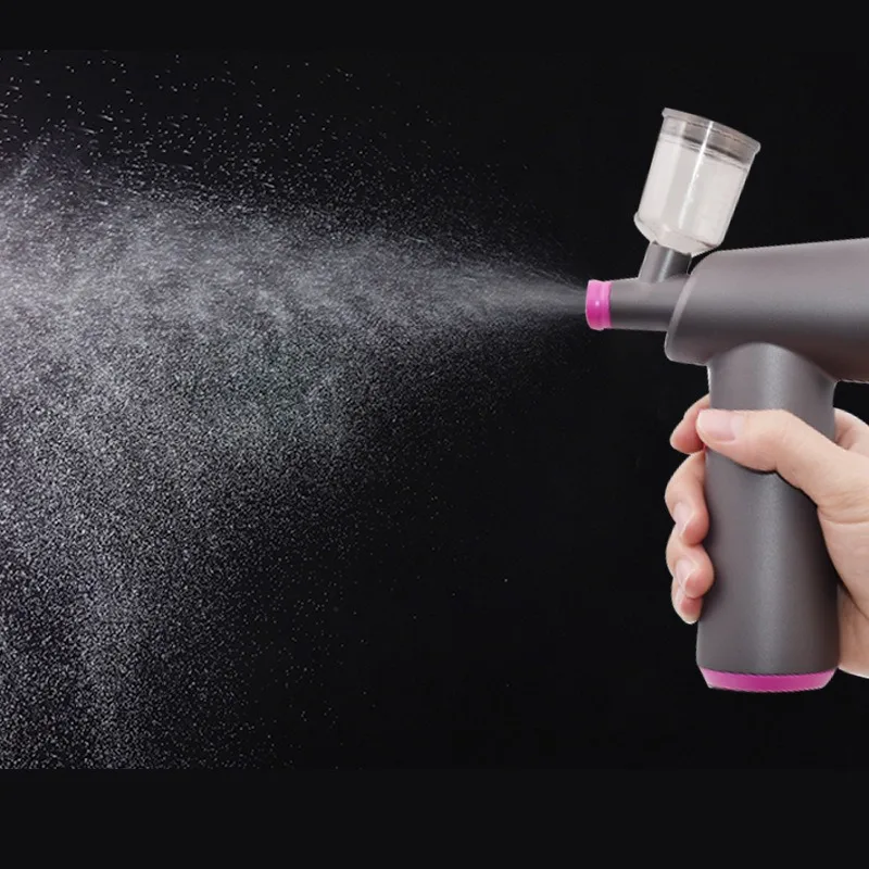 Portable Hair Care Spray Gun Set Manual And Electric Dual Mode Salon Styling Tool For Household Barber Shop Hair Treatment