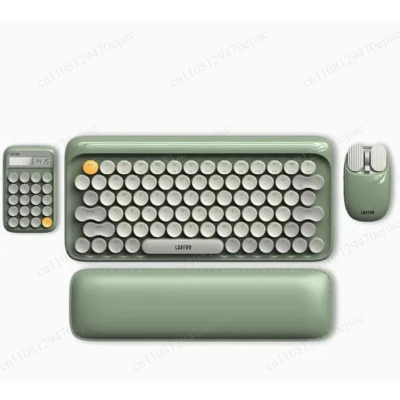 Lofree Knight EH120/EH118 Wireless Bluetooth Mechanical Keyboard Mouse Set Polka Dot Numpad