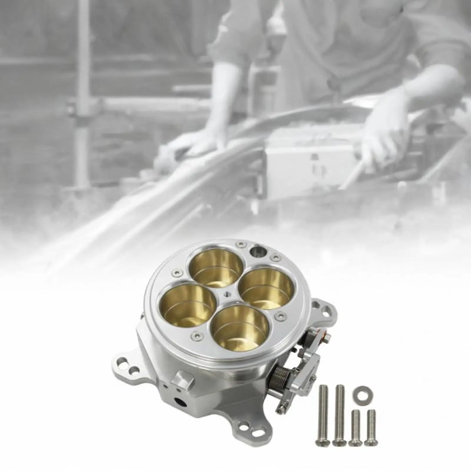 

for 1200 CFM 4 Barrel 4150 Throttle Body Sturdy Reliable Replace for TK10080