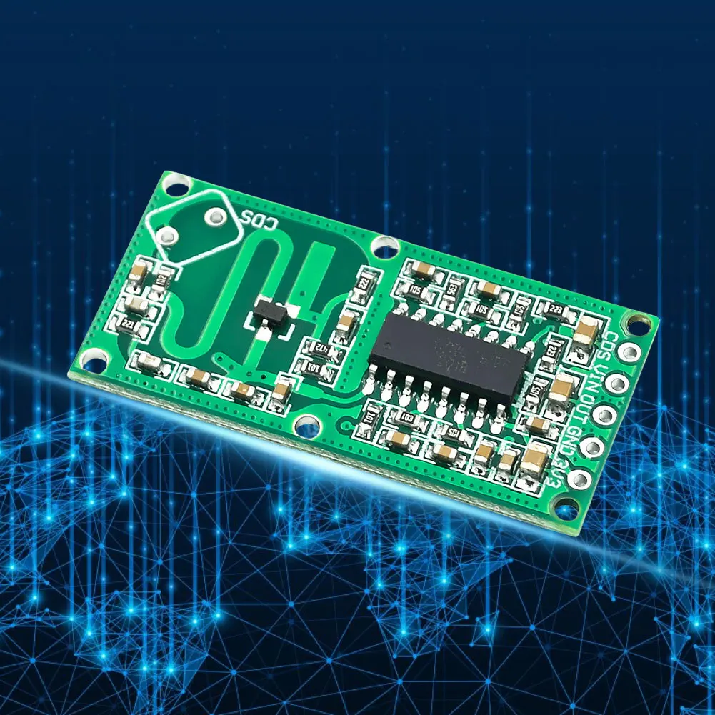 RCWL-0516 Human Motion Detection Switch Module Output 3.3V Human Body Induction Intelligent Module 5-8M Distance for Arduino DIY