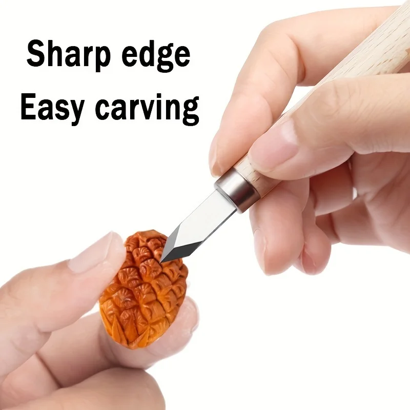 12pcs Professional Wood Carving Chisel Hand Tool Set - Perfect For Both Basic And Intricate Carving And Woodworking!
