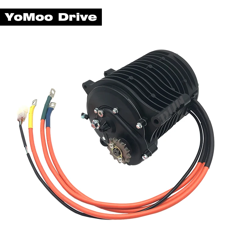 QS138 3KW V3 70H 72V 100KMH PMSM Mittelantriebsmotor mit FarDriver ND72360, DKD-Display, T08 Drosselklappe für elektrisches Moped-Motorrad